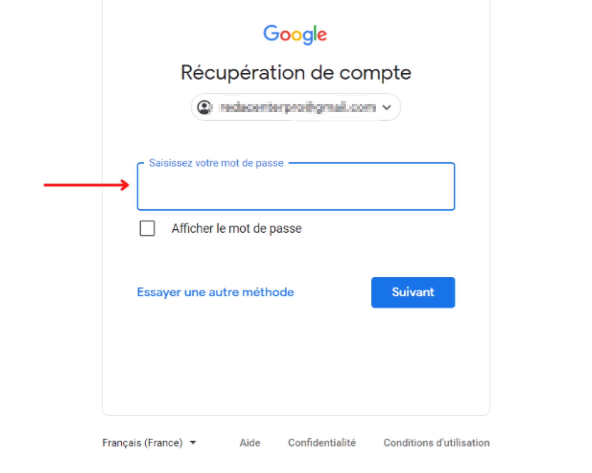 recuperer-compte Gmail-Passe